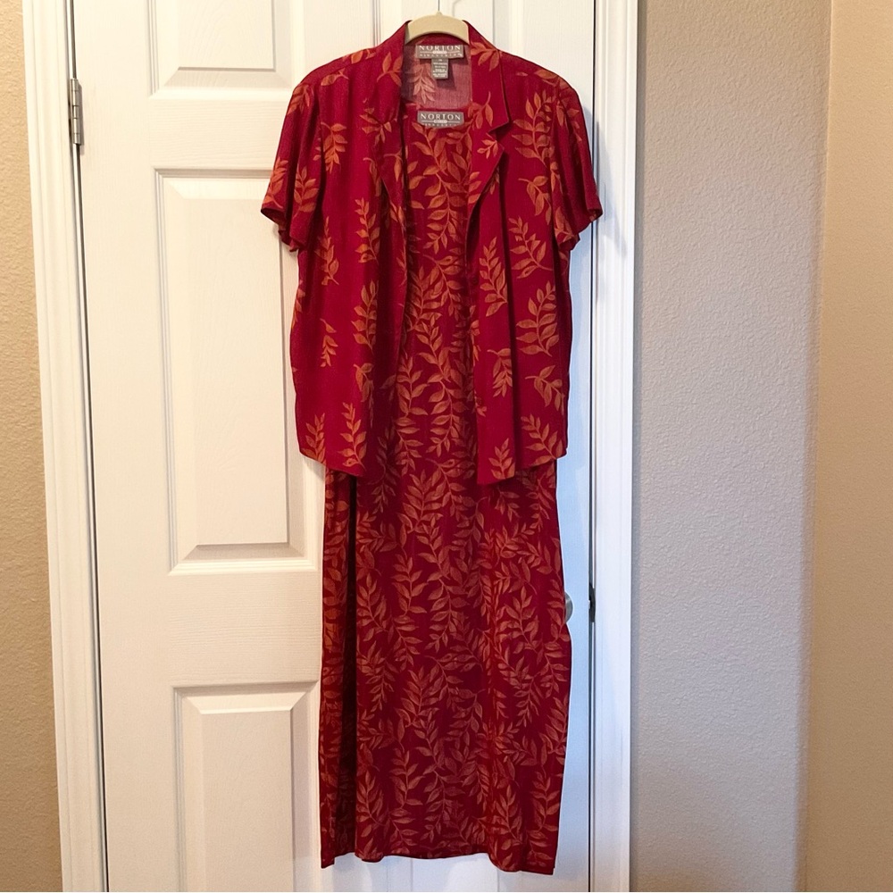 Petite NWOT Maxi Dress + Topper! SET